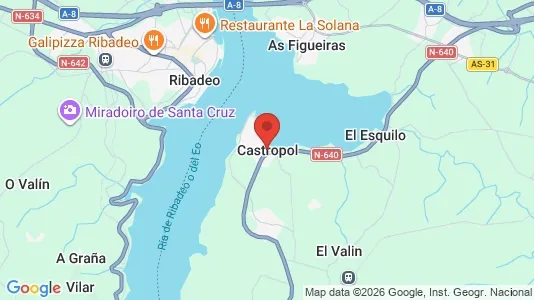 Gewerbeflächen zur Miete i Castropol – Foto von Google Street View