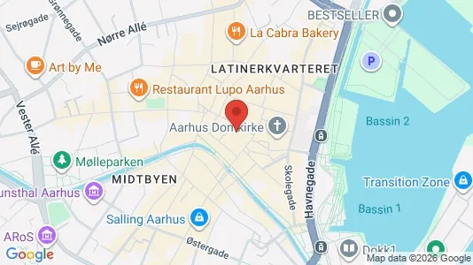 Espacios de oficina En alquiler i Aarhus C - Foto de Google Street View