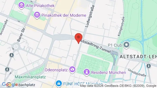 Gewerbeflächen zur Miete i München Maxvorstadt – Foto von Google Street View