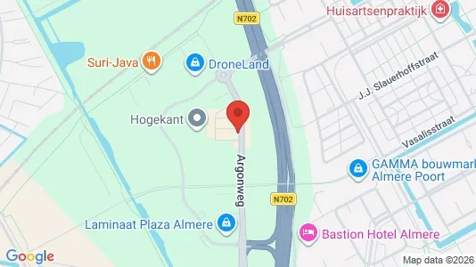 Lokaler til leie i Almere - kort over placeringen