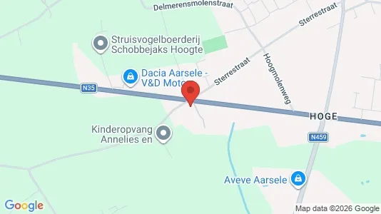 Varastot Vuokrattavana i Tielt - Kuva Google Street Viewstä