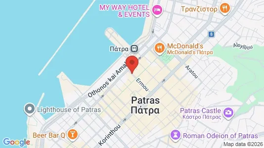 Kontorlokaler til leje i Patras - Foto fra Google Street View