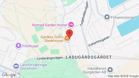 Büros zur Miete i Gärdet/Djurgården - kort over placeringen