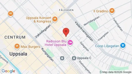 Gewerbeflächen zur Miete i Uppsala – Foto von Google Street View