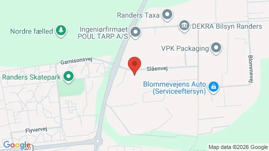Lokaler til leje i Randers NØ - Foto fra Google Street View