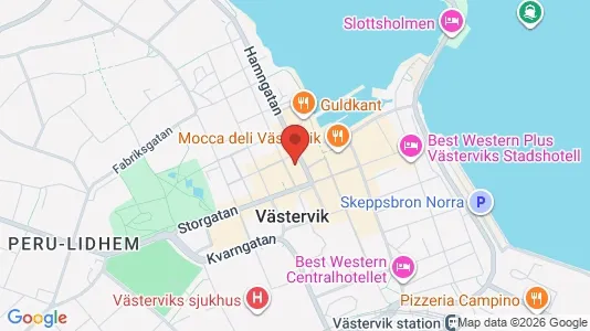 Büros zur Miete i Västervik – Foto von Google Street View