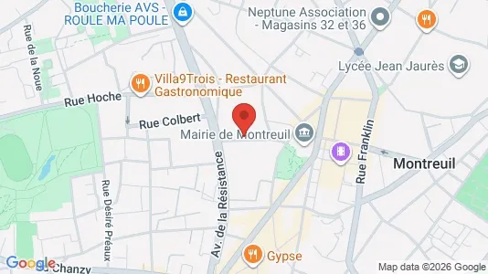 Företagslokaler för uthyrning i Bobigny – Foto från Google Street View