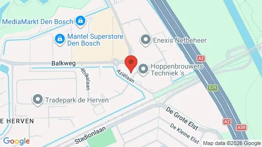 Office spaces for rent i Den Bosch - kort over placeringen