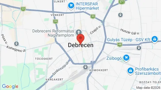 Producties te huur i Debreceni - Foto uit Google Street View