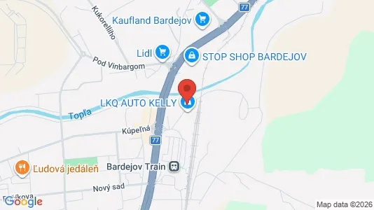 Bedrijfsruimtes te huur i Bardejov - Foto uit Google Street View