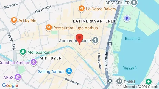 Büros zur Miete i Aarhus C – Foto von Google Street View
