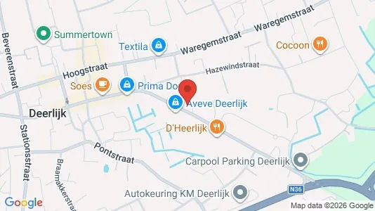 Lager zur Miete i Deerlijk – Foto von Google Street View