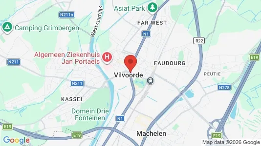 Varastot Vuokrattavana i Vilvoorde - Kuva Google Street Viewstä