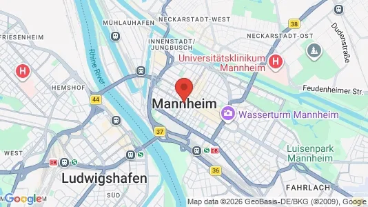 Liikekiinteistöt Vuokrattavana i Mannheim - Kuva Google Street Viewstä