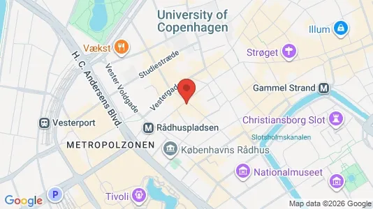 Büros zur Miete i Kopenhagen K - kort over placeringen