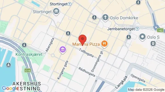 Kontorer til leie i Oslo Sentrum – Bilde fra Google Street View
