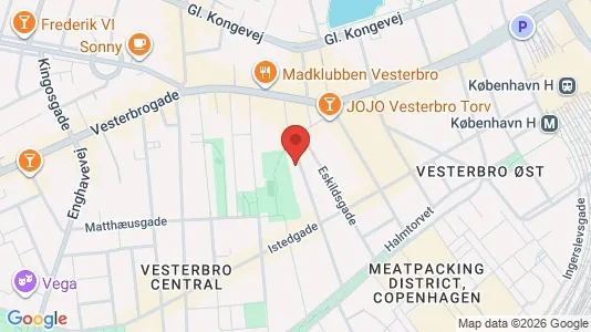 Bedrijfsruimtes te huur i Vesterbro - Foto uit Google Street View