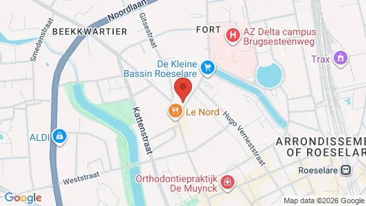 Kantorruimte te huur i Roeselare - Foto uit Google Street View