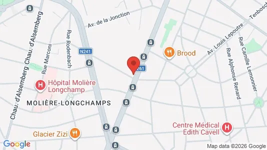 Commercial properties for sale i Brussels Vorst - Photo from Google Street View