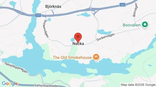 Office spaces for rent i Nacka - kort over placeringen