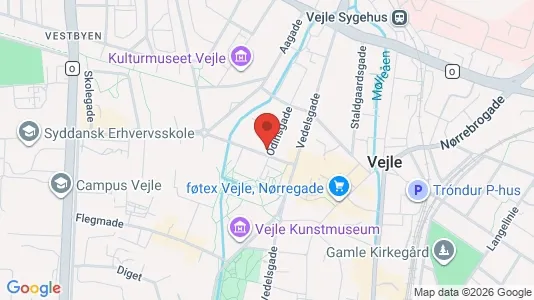 Lokaler til leje i Vejle Centrum - Foto fra Google Street View