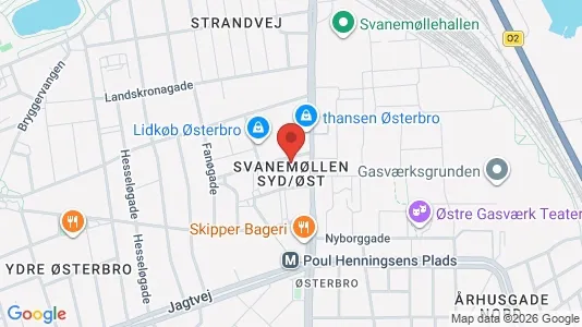 Kontorer til leie i Østerbro – Bilde fra Google Street View