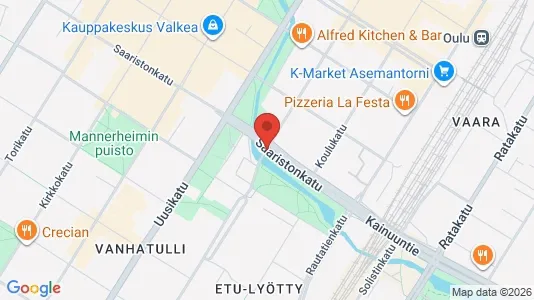 Liikekiinteistöt Vuokrattavana i Oulu - Kuva Google Street Viewstä