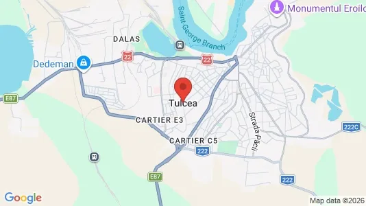 Företagslokaler för uthyrning i Tulcea – Foto från Google Street View