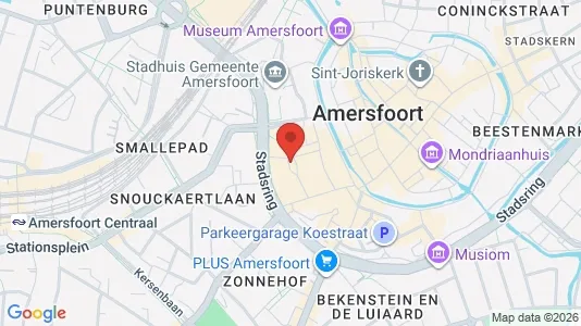Commercial properties for rent i Amersfoort - kort over placeringen