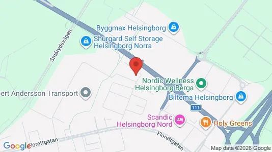 Kontorslokaler för uthyrning i Helsingborg – Foto från Google Street View