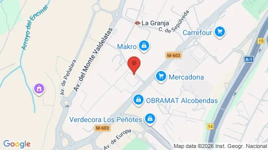 Kontorer til leie i Alcobendas – Bilde fra Google Street View