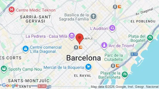 Teollisuuskiinteistöt Vuokrattavana i Barcelona Eixample - Kuva Google Street Viewstä