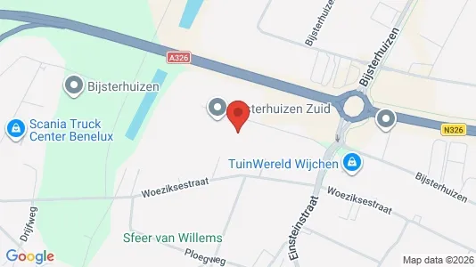 Gewerbeflächen zur Miete i Wijchen - kort over placeringen