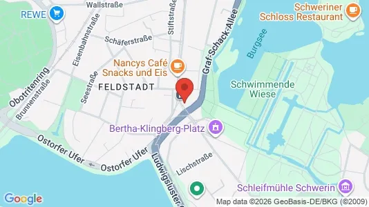Toimistotilat Vuokrattavana i Schwerin - Kuva Google Street Viewstä