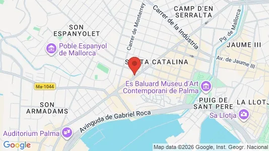 Lokaler til leje i Palma de Mallorca - kort over placeringen