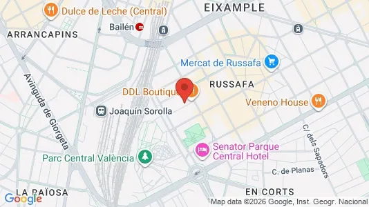 Bedrijfsruimtes te huur i Valencia L'Eixample - Foto uit Google Street View