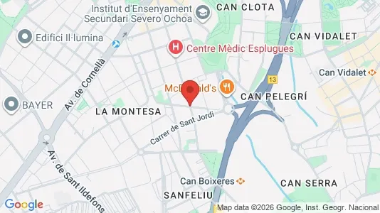 Gewerbeflächen zur Miete i Cornellà de Llobregat – Foto von Google Street View