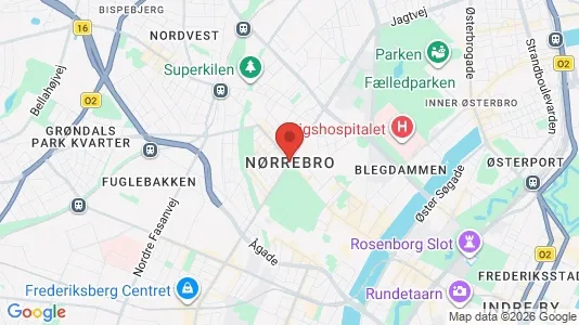 Restaurants zur Miete i Nørrebro – Foto von Google Street View