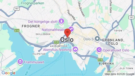 Winkels te huur i Oslo Sentrum - Foto uit Google Street View