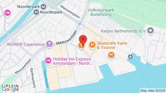 Lokaler til leje i Amsterdam Noord - kort over placeringen