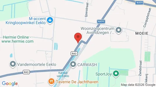 Varastot Vuokrattavana i Eeklo - Kuva Google Street Viewstä