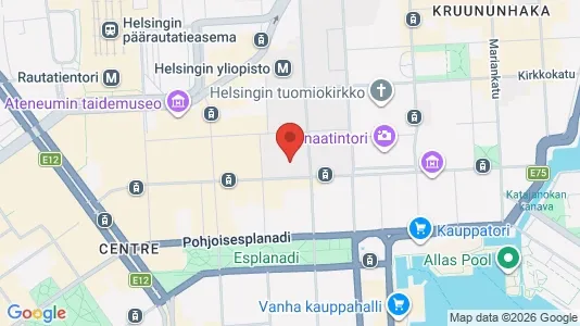 Büros zur Miete i Helsinki Eteläinen - kort over placeringen