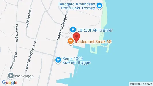 Toimistotilat Vuokrattavana i Tromsø - Kuva Google Street Viewstä