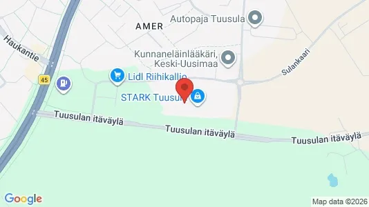 Lagerlokaler til leje i Tuusula - Foto fra Google Street View