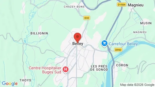 Bedrijfsruimtes te huur i Belley - Foto uit Google Street View