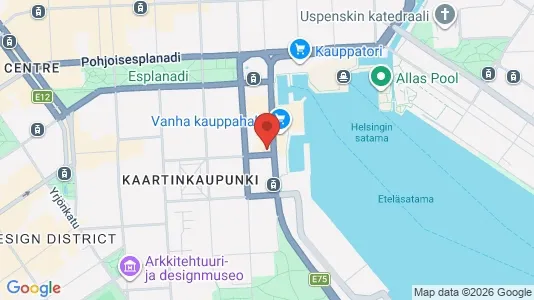 Kontorslokaler för uthyrning i Helsingfors Södra - kort over placeringen
