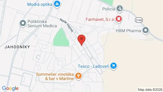 Bedrijfsruimtes te huur i Martin - Foto uit Google Street View