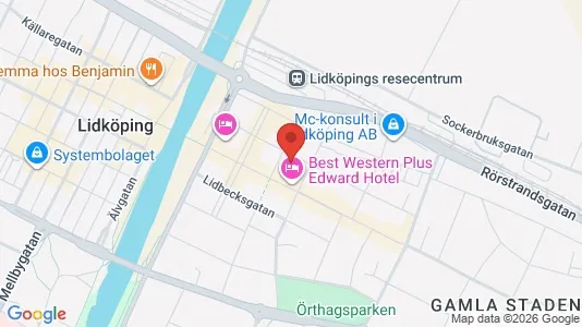Nieruchomości komercyjne Do wynajęcia i Lidköping - kort over placeringen