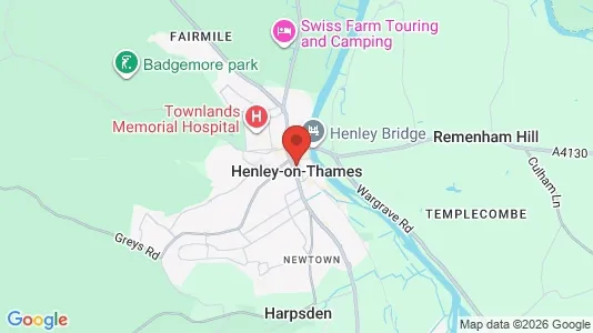 Commercial properties for sale i Henley-on-Thames - Oxfordshire - kort over placeringen