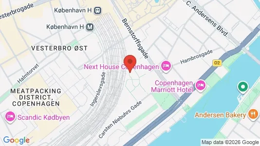 Kontorlokaler til leje i Vesterbro - Foto fra Google Street View